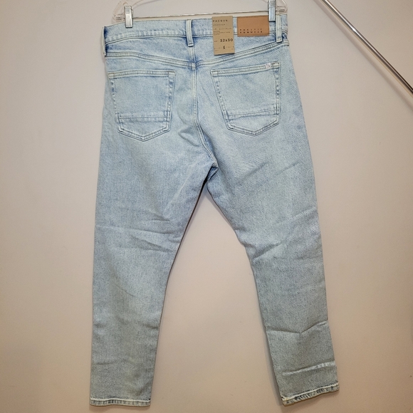 Pacsun Althletic Slim Ripped Distressed Blue Jeans - Picture 3 of 5
